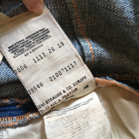 Rare 1990's Levis Jeans Red Collection Split Skirt Y2K - Picture 10 of 14